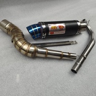RL Red leo Blue Exhaust muffler full system kriss 100 110 120 xrm 100 125 fury 125 modenas Ct100 ct1