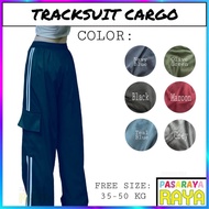 KGT TRACKSUIT CARGO SlimFit Perempuan Ladies Cargo Slimfit  Pants Seluar tracksuit Cargo