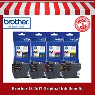 Brother LC 3617  Original Ink Benefit  หมึกแท้ 100%