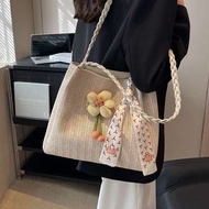 beg tangan wanita murah beg tangan wanita Beg Beg Bahu Berkapasiti Besar Beg Bahu Tenunan Wanita 2024 Beg Galas Tote Beg Galas Beg Bahu Tepi Laut Musim Panas Baharu