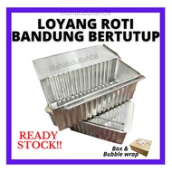 Acuan Loyang Roti Bandung dengan Penutup Aluminium Bandung Bread Pan Loyang Roti 8x3x3 Inci Loyang R