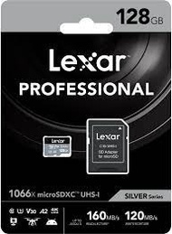 Lexar Micro SDXC 1066X 160MB/s UHS-I 128GB LMS1066128G