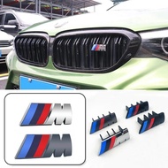 3D ABS Black Logo M Emblem Car Front Grill Badge For BMW X1 X2 X3 X4 X5 X6 F10 F30 F48 F39 E83 E84 E