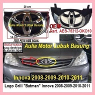 ✅ ∇ Emblem logo toyota original grill innova Old batman From 2008 2009 2010 2011 Use The Seat