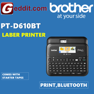 BROTHER PT-D610BT PORTABLE HANDHELD P-TOUCH LABELING MACHINE PC LINK BLUETOOTH PRINTER (PTD610 / PTD