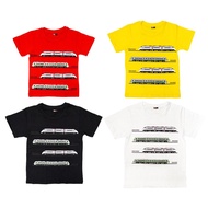 Taiwan Train Children's Clothing EMU3000 EMU900 Short Sleeve T-shirt 100% Cotton Made In Exclusive D