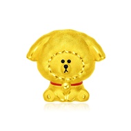 CHOW TAI FOOK LINE FRIENDS Collection 999 Pure Gold Charm - Choco Rabbit R29761