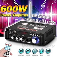 Sunbuck Audio Bluetooth Amplifier Fleco BT-298A 600W BASS + TREBEL + BLUETOOTH + INPUT 2 MIC + ECO +