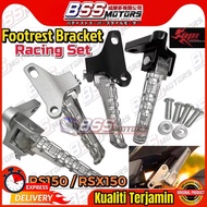 RS150 Rear Footrest Racing Bracket Racing Footrest RS150 RSX150 API Racing Foot Rest Kit 1 Set Pemij
