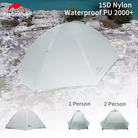 Naturehike JILIN UL Backpacking Tent 1 2 Person Outdoor Ultralight 15D Nylon Waterproof Easy Set Ten