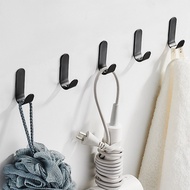 3pcs Carbon Steel Punch-free Wall Hook, Solid Hold Up To 1kg/2.2lb Sticky Hook For Living Room, Bedr