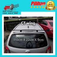 Car Racing GT Spoiler Universal for HATCHBACK Car 110cm Aluminum Rear Trunk GT Wing Spoilers fit for