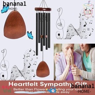 BANA Aluminum Wind Chimes, 37 Inch Aluminum Metal Tubes Windchime,  Large Pendant 6 Rods Wind Bell P