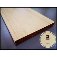 22(T)mm × 300(W)mm Chengal Solid Wood Timber Smooth Finish = 6ft(L)mm Kayu Chengal