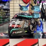 หมวกกันน็อค FUSE Full Face Razor SP 1 Victory Red Green **เลือกไซร้ได้**