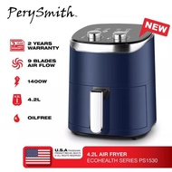 [NEW ARRIVAL] PerySmith 4.2L 3D Air Fryer Ecohealth II Series PS1530 (New 2021 Blue Design)