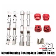 Upgrade Part - Metal Housing Casing Axle Rc Axle MN - Silver