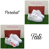 PUTIH Washing Warehouse Of Children's Shoes VANS White Adhesive Laces SIZE 17-35