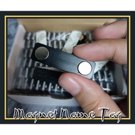 Magnet Nametag(4.5 x 1.3 x 0.7cm) 100pcs magnet for nametag name badge (Name Tag Supplier Malaysia)