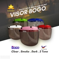 🔥RIDER'S CHOICE🔥BOGO Visor 3 Button - Clear/Tinted/Dark Grey/2 Tone Blue/2 Tone Black/Rainbow/RB Gol