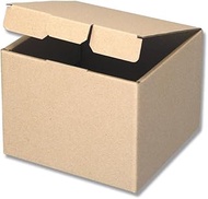Heiko Z-109 Cardboard Box, Natural Box, 4.9 x 4.9 x 3.7 inches (12.5 x 12.5 x 9.5 cm), 10 Pieces