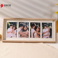 [EHEH] 8x20 Wood Picture Frame - 8x20 Photo Frame With Mat Display 4Pcs 4x6 Photos, 4x6 Picture Fram