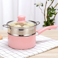 【In stock】Medical Stone Milk Pot Non-Stick Pan Small Soup Pot Baby Food Pot Fried Eggs Instant Noodle Pot Baby Mini Gas Induction Cooker/Stock pot with lid/steamer/kitchen cookware