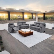 Sofa Modern Design Fabric with 1 seater recliner ( 2+3+1 ) Seater Full Set