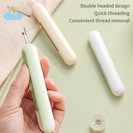 [LI] Needle Threader For Hand Sewing 2-In-1 Stitching Remover And Threader Household Sewing Accessor