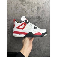 AJ4 Retro Basketball Shoes Small White Cement Black Yellow Thunder Male Electric Female Black Cat Wh