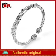 IY-Lotus Bangle S925 Silver Size Freely Adjustable Men's and Women's Bracelets Professional Hand-designed and Manufactured Personalized Fashion Authentic Imported Jewelry