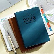 JEREMY1 2026 Schedule Planner, Wear-resistant Thick Paper A5 Daily Planner Notebook, Efficient Time 