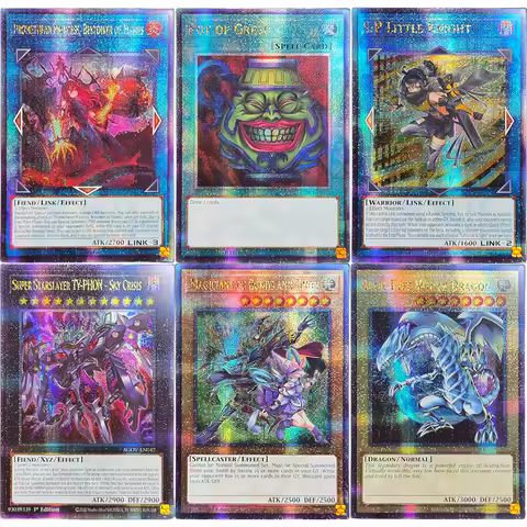 YuGiOh! QCSCR Proxy Game Cards S:P Little Knight Super Starslayer TY-PHON-Sky Crisis Magicians of Bo