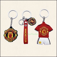 GANTUNGAN Rubber Keychain Bag Hanger Knickknacks Accessories Football Club Manchester United