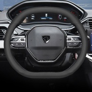 JIBEIDUN | ฝาครอบพวงมาลัยสำหรับ Peugeot 408 408X 508 2008 4008 5008 3008 308 301