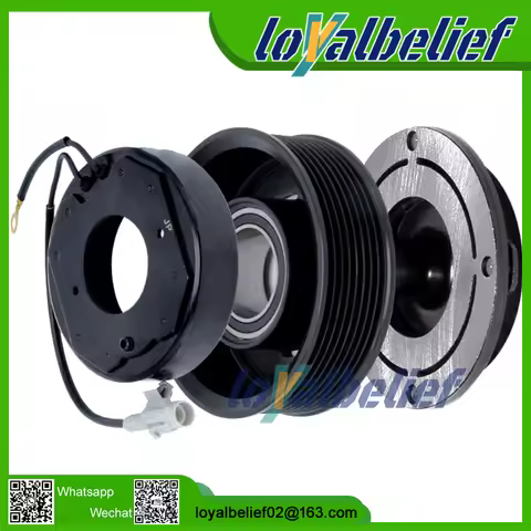 New AC Compressor Clutch Assembly Pulley PV8 7SBU17C For BMW 5-Series F18 F10 F11 523i 528i 530i 3.0
