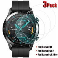 3 Pieces / 9H Hardness Smartwatch Tempered Glass Film / Anti-Scratch &amp; Bubble-Free Watch Screen Protector Compatible with Huawei Watch GT / Huawei Watch GT2 / Huawei Watch GT2 Pro