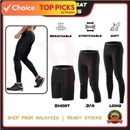 Pro Combat Tight Pant Man Sport Legging Men Seluar Tight Lelaki Bola Compression Pants Men Tight Gym