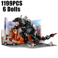 Compatible with LEGO Moc Creative Gorilla Với Monster Khối King Kong Gorilla Mô hình Gạch Moive Đồ c