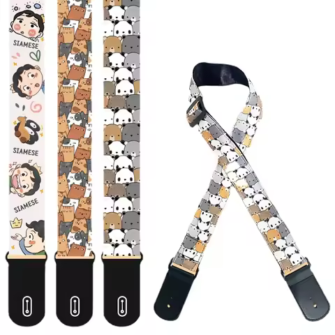 Universal Cartoon Strap for Acoustic Guitar, Electric Bass, Classical, Personality