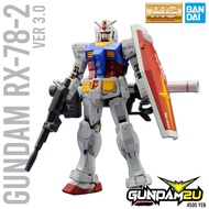 𝙍𝙀𝘼𝘿𝙔 𝙎𝙏𝙊𝘾𝙆 BANDAI MG 1/100 RX-78-2 Gundam Ver 3.0 Atuk - Model Kit Master Grade RX782 One Year Wars