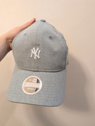 淺藍色 牛仔布  Denim New Era  Cap 帽 細 NY logo 9twenty
