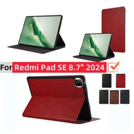 Flip Leather Case For Redmi Pad SE 8.7 inch 2024 Tablet Case shell For Redmi Pad Se 8.7 4G Stand Ant