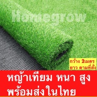 หญ้าเทียม หน้ากว้าง 2เมตร พร้อมส่ง สูง1เซน