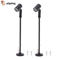 AIPING 2 Pack LED Mini Spotlight, Adjustable Angle 3W Jewelry Showcase Light, Eye Care Aluminum Body