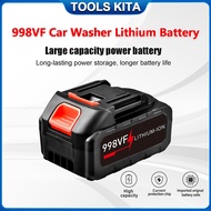 998VF Water Jet Cordless Car Wash Machine lithium battery High Power Rechargeable Large Capacity Bat