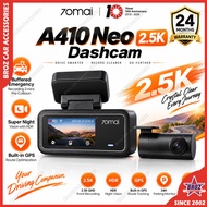 70mai A410 Neo Dashcam 2.5K + HDR | Dual Channel | Built-in GPS | Super Night Vision | Supercapacito