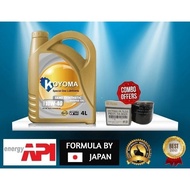 A30# MAZDA 2 , MAZDA 3 ,MAZDA 6 SKY-ACTIV ,CX3 ,CX5, OIL FILTER PE01-14-302 + KOYOMA 10W40 SEMI SYNT