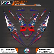 STRIPING MIO SOUL OLD MFX5/SOUL Z CARBON/STICKER SOUL OLD MX/STICKER SOUL CARBON STICKER SOUL 115