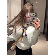Song Xin Soft Wax Sweater with Bow Knot